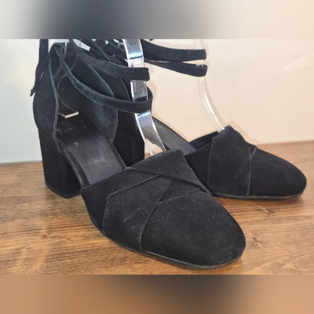 Hudson London Made In Portugal Nena Suede Heels Women's Size 8US/EUR 39